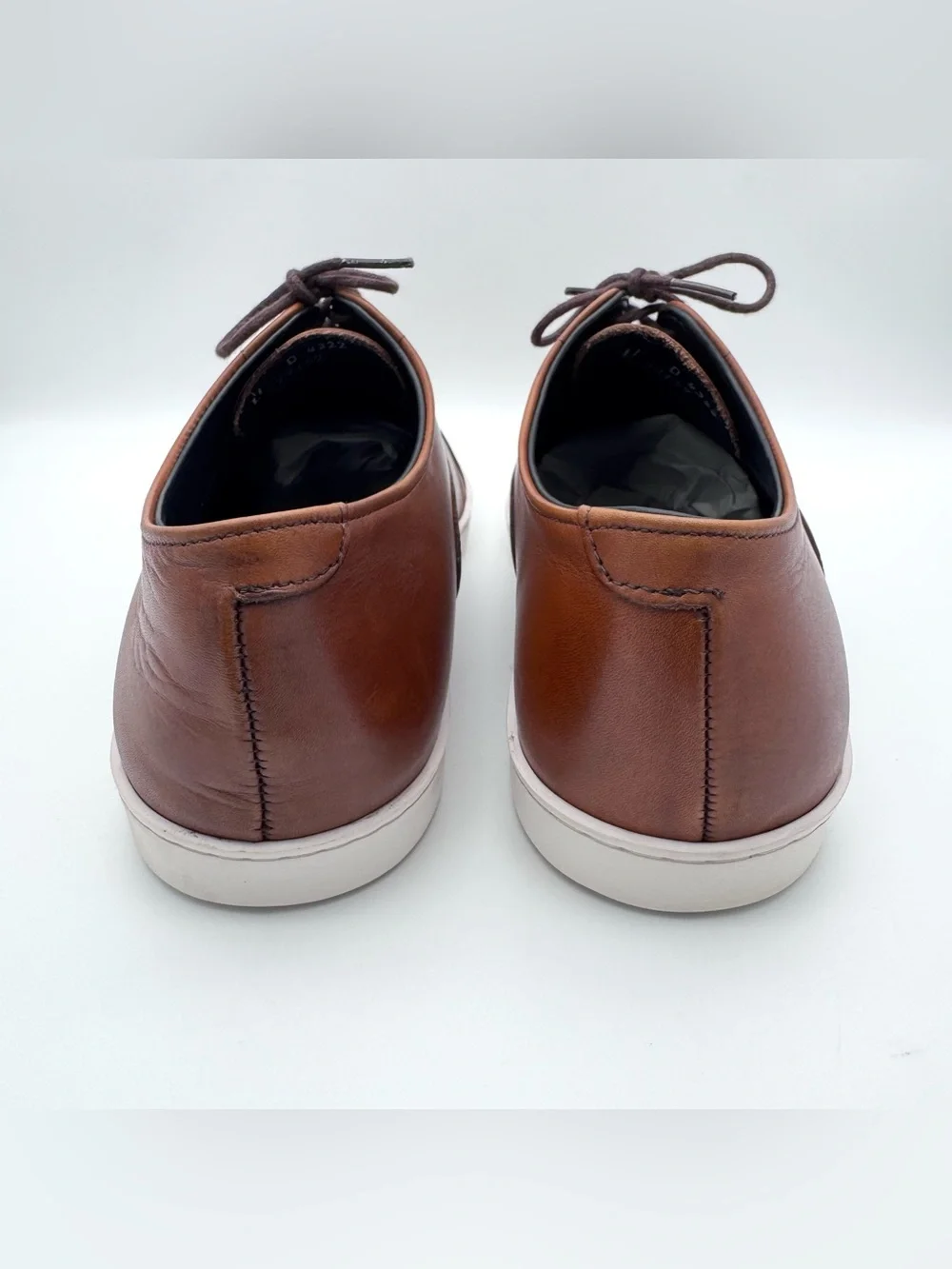 Allen Edmonds Park Avenue Brown Leather Cap Toe Hybrid Dress Shoes Sneakers 11 D
